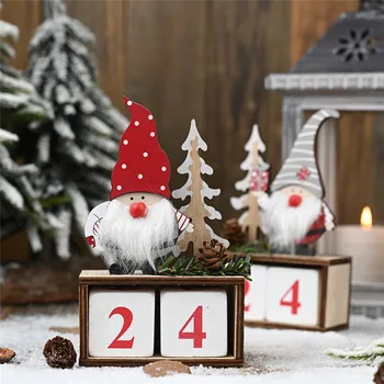 Kalėdų Kalendorių Linksmų Kalėdų Dekoracijos Namų Noel Kalėdos 2020 Naujųjų Metų 2021 Dovanos Santa Claus Pinecone Deco Navidad