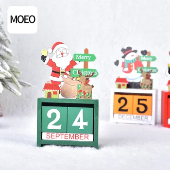 Kalėdų papuošalų, medinių kalendorius papuošalų kūrybos 