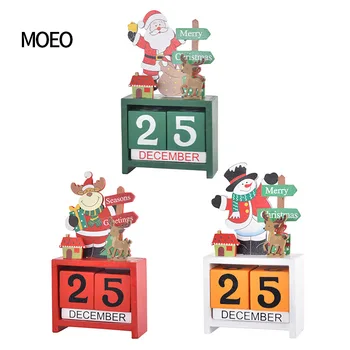 Kalėdų papuošalų, medinių kalendorius papuošalų kūrybos 