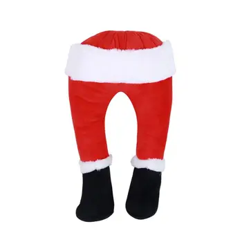 Kalėdų Santa Claus Pliušinis Kojų Juokinga Įdaryti Kojos Vainikas Kalėdų Eglučių Papuošalai Xxmas Langas, Durys, Durų Apdaila 2021