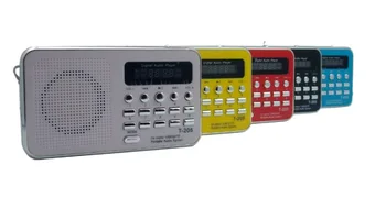 Karšto Pardavimo T-205 FM Radijo Nešiojamų HiFi Kortelės Garsiakalbis Skaitmeninės Multimedijos MP3 Muzikos Garsiakalbis Balta Kempingas, Žygiai, Lauko Sporto