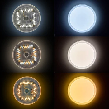 Karšto Pardavimo! Šiuolaikinių LED Lubų šviesos 48W Pritemdomi Lubų lempa kambarį Miegamojo nišoje Šviesos lubų šviesos Greitas Pristatymas