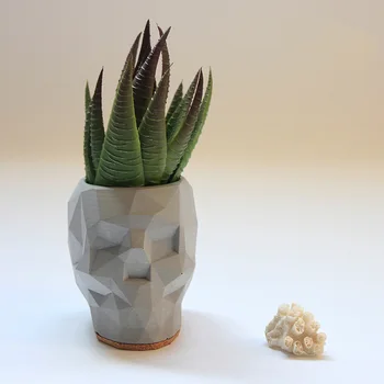 Kaukolės Formos Gėlių Vazonas Betono Silikono Formos Sultingi Augalai Mini Puodą Cemento Pelėsių Kūrybos Rašiklio Laikiklis Gipso Formų
