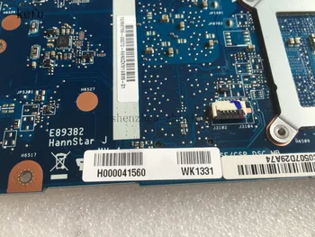 KEFU, Skirtas toshiba Satellite C870 L870 serijos Nešiojamas plokštė DDR3 PGA989 H000041560 su HD7670M 2GB bandymas geras