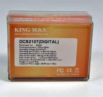 Kingmax DCS2107 Skaitmeninis Didelio Sukimo momento ir Greitai reaguoti Aliuminio Metalo Įrankių, Mini Servo