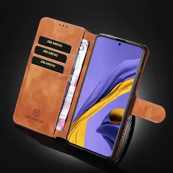 Klasikinio PU Odos Kortelių Lizdai Pinigus, Laikiklis Magnetinis Apversti Piniginės Case Cover for Samsung Galaxy S20 S20 PLUS Ultra S20