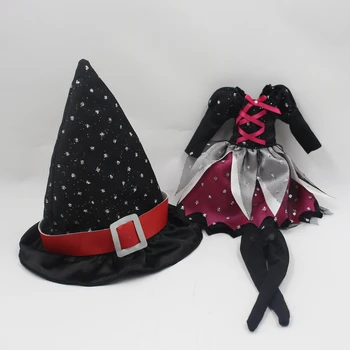 Komplektai Blyth lėlės Ragana magija kostiumas Helovinas kostiumas 1/6 BJD azone LEDINIS DBS