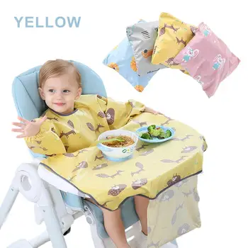 Kūdikiui ilgomis Rankovėmis su Antkrūtiniais Nustatyti Vieną-gabalas Kūdikių Kombinezonas su antkrūtiniu Su staltiesė Valgomojo Stalas, Pagalvėlės, Valgomojo Kėdės, Kūdikių Suknelė