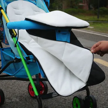 Kūdikių miegmaišis vežimėlis šiltos žiemos Naujagimių Paketas Vaikai Storio koja padengti pram vežimėlį Kūdikiui, vežimėlis koja apsauginės ausinės
