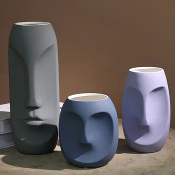 Kūrybos Anotacija Darbalaukio Vaza Keramika Morandi Vaza Apdaila Namo Kambaryje Apdailos Europos Šiuolaikinės Paprasta Vaza Amatų Dovana