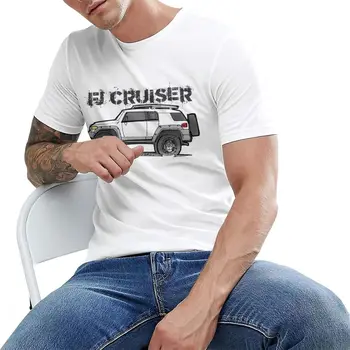 Laisvalaikio FJ CRUISER marškinėliai Automobilių Visureigis Tees Žmogui 2019 Naują Atvykimo Apvalios Kaklo Camiseta 3D Spausdinimo Gražus Atsitiktinis Tees