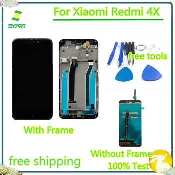LCD Ekranas skaitmeninis keitiklis Skirtas Xiaomi Redmi 4X LCD Asamblėjos Rodyti Xiaomi Redmi 4X Ekrano skaitmeninis keitiklis