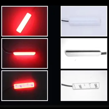 LED Automobilių Koja Aplinkos Šviesos Lempa Su USB Belaidžio Nuotolinio Muzikos Kontrolės Kelių Rūšių Automobilių Interjero Dekoratyvinis Apšvietimas