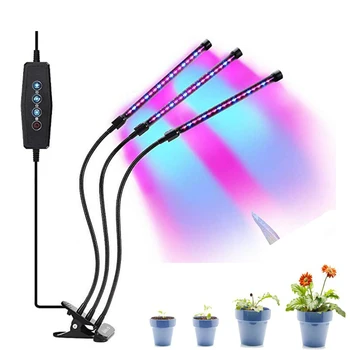 LED Grow Light 5V USB Visą Spektrą augalų auga Lempos Patalpų Daržovių daigai, Gėlių, Augalų Palapinę Lauke Augti fito lempos