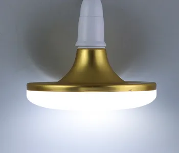 LED lemputė balta šilta didelis šviesos galia UFO šviesos E27 varžtas lubų miegamojo lempa gamyklos cechas apšvietimo energijos taupymo lemputė