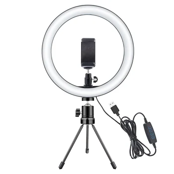LED Selfie Žiedas lempa 12W Foto Studija Fotografija, Foto Užpildyti Žiedas Lempa su Trikojo Yutube Live Video Makiažas Naujiena