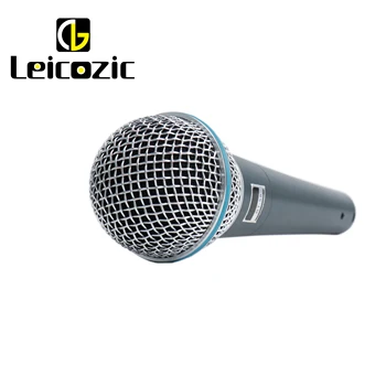 Leicozic Beta58a Supercardioid Mikrofon Dinaminis Didelio galingumo Profesionalių XLR Laidinio Vokalinis Mikrofonas Muzikos Studija