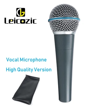Leicozic Beta58a Supercardioid Mikrofon Dinaminis Didelio galingumo Profesionalių XLR Laidinio Vokalinis Mikrofonas Muzikos Studija