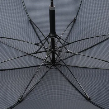 Leodauknow ilga rankena skėtis pledas stiliaus mados modelis vyrų ir moterų, pusiau automatinė lengvas ir stilingas skėčiai