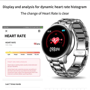 LIGE Mados Smart Watch Vyrai, Moterys, Sport Fitness Tracker 