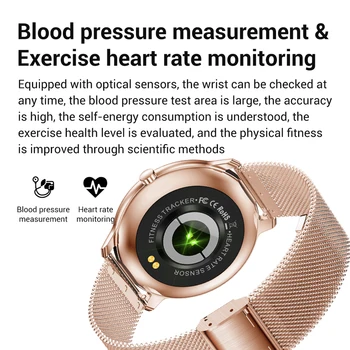LIGE Naujas Smart Žiūrėti 7.3 mm-Ultra plonas Atveju, Širdies ritmas, Kraujo Deguonies Stebėti Individualų Susiduria Moterys, Vyrai Smartwatch 