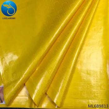 LIULANZHI žakardo brokatas medžiaga geltona afrikos heidi bazin riche getzner audinio nemokamas pristatymas 10 metrų/daug audinio medžiagos ML6B98