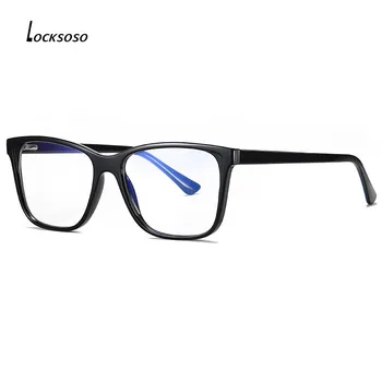 LOCKSOSO stabdžių spinduliuotės mėlynos šviesos blokavimas akinius kompiuterinių žaidimų akinius kompiuterio vyrai moterys blue blocker blue ray akiniai