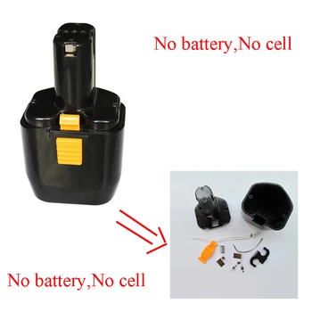 LPD 12v EB1214 NI-MH NI-CD Įkrovimo Baterija (akumuliatorius atveju Hitachi Plastikinį korpusą( Dėžutės Nėra Ląstelių Viduje) EB1224 EB12B EB12G FEB12S