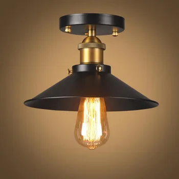 LukLoy Derliaus Lubų Šviesos Lemputės Šviesą Metalo Šalies Stiliaus Sconce Loft Lempos Amerikietiško Stiliaus Paprastas Edison Apšvietimas Šviestuvai