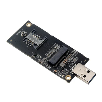 M. 2 USB 3.0 adapteris su SIM kortelės lizdo Klavišą B Perdavimo kortelė NGFF LTE 4G modulio EM06-A EM06-E EM12-G EM20-G EM18-G EM16-G
