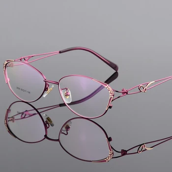 Mada Moterims, Cat Eye Akiniai Rėmeliai Lady Optinis Glasse Rėmo Retro Akiniai Kompiuterio Akinių, Trumparegystė Presbyopia Stiklines Karšto
