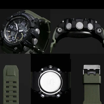 Mados Laikrodžiai Vyrams G Sytle Sporto Laikrodžiai Kvarcinis Analoginis LED Laikrodžiai Prekės Vandeniui S Šoko Armijos Skaitmeniniai Laikrodžiai Montre Homme