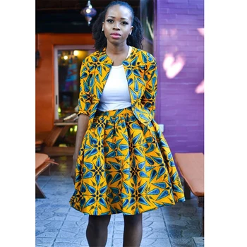 Mados Ponios Afrikos Drabužius 2020 Naujienos Kailis Tutu Sijonai Ankara Stiliaus Dashiki Spausdinti Afrikos Suknelės Moterims Skraiste Africaine