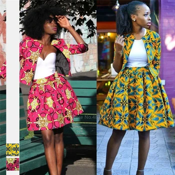 Mados Ponios Afrikos Drabužius 2020 Naujienos Kailis Tutu Sijonai Ankara Stiliaus Dashiki Spausdinti Afrikos Suknelės Moterims Skraiste Africaine