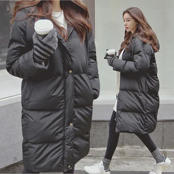 Mados žiemos striukė moterims 2020 atsitiktinis ilgas žiemos Paltai moterims, juoda, plius dydis moterų Parko casaco feminino jaqueta feminina