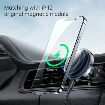 Magnetinio Qi 15W Belaidis Automobilinis Kroviklis, Telefono Laikiklis, skirtas 