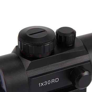 Magorui Taktika 1x30RD Riflescope Holografinis Red Dot Akyse Apimtis Airsoft Medžioklės Akyse taikymo sritis