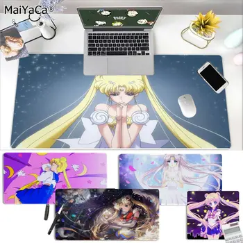MaiYaCa Cool Naujas Anime Sailor Moon Didelis Pelės mygtukai PC Kompiuteris kilimėlis Nemokamas Pristatymas Didelis, Mouse Pad Klaviatūros Kilimėlis