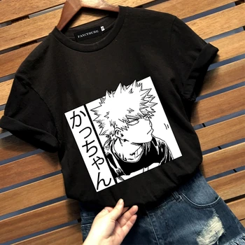 Mano Herojus akademinės bendruomenės Marškinėliai Todoroki Shoto Gražus Vyrai Berniukas T-shirt Juokinga Hip-Hop Studentų Viršūnės