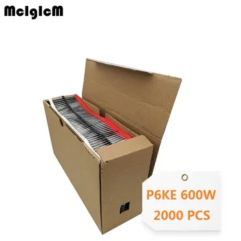 McIgIcM 2000pcs 600W PADARYTI-15 televizoriai diodų P6KE200A P6KE220A P6KE300A P6KE350A P6KE400A P6KE7.5CA P6KE8.2CA P6KE10CA P6KE11CA P6KE12CA