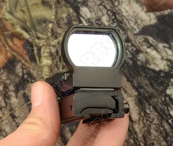Medžioklės Reflex Atidaryti 1x Green Red Dot Akyse Šautuvas taikymo Sritis 20mm Picatinny ir 11mm Suderinta Rail Mount Bazės M7569