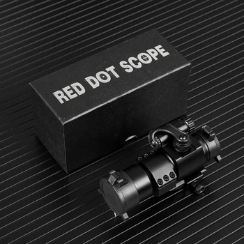 Medžioklės Riflescopes 32mm Stebėjimo Teleskopas Lazerinį Ginklą Akyse Reflex Raudonas Žalias Taškas Apimtis Picatinny Rail taikymo Sritis Mildot