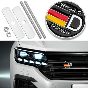 Mercedes Benz BMW Volkswagen Opel Audi Sline S4 S5 S6 S7 RS4 RS5 Lenktynių Grotelės, Vokietijos Vėliavos Deutsch Logotipas Ženklelis Automobilių Stilius