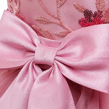 Mergina gėlių suknelė vasaros derliaus vaikas drabužius, drabužius filė rožinė suknelė princesė vestidos roupa infantil menina sukienki