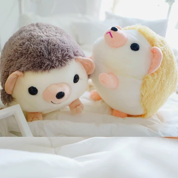 Mielas animacinių filmų pliušinis ežiukas lėlės minkštos medvilnės pliušas kawaii ežys pliušinis žaislas kūdikiui naktį gimtadienio dovana vaikams