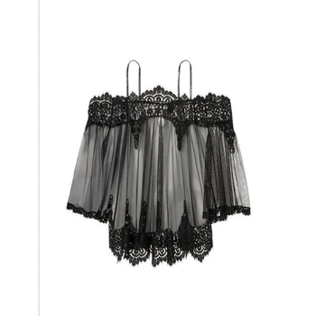 Mielas Mados Seksualus Apatinis Trikotažas Moterims Erotinio Mini Suknelė Matyti Per Kostiumai Skaidrus Sleepwear Chemise Gėlių Nėrinių Intymių Prekių