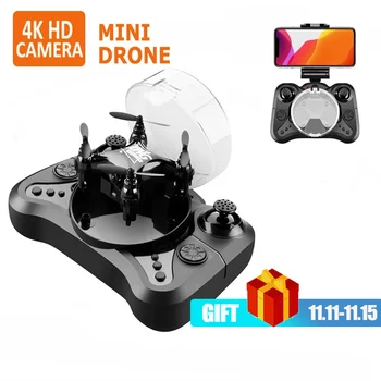 Mini 4K Drone Su/Be HD Kamera, Aukštis Hold Režimu RC Quadcopter RTF WiFi FPVQuadcopter RC Sraigtasparnis Quadrocopter Kid'