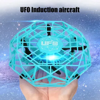 Mini Anticollision Jutiklis Indukcijos Vertus Kontroliuojamos Aukščio Laikyti Režimas UFO Drone Mašina Radijo Kontrolės Vaikams, Žaislai