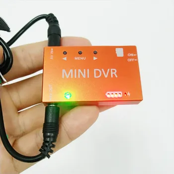 Mini DVR HD Minio Vaizdo įrašymo NTSC/PAL Perjungiamos įmontuota Baterija RC Drone Lenktynių Freestyle VR Akiniai Priedai