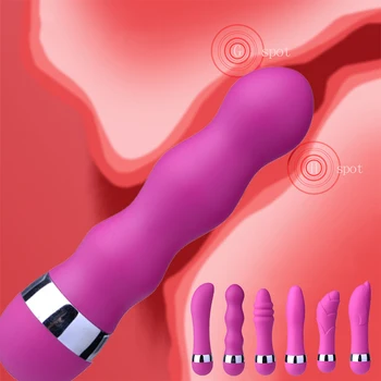 Mini G Spot Vibratorius Klitorio Stimuliatorius Sekso Žaislai Moteris AV Stick Analinis Granulės Vibratorius Massager Moterų Masturbator Priedai